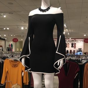 Back and white dress